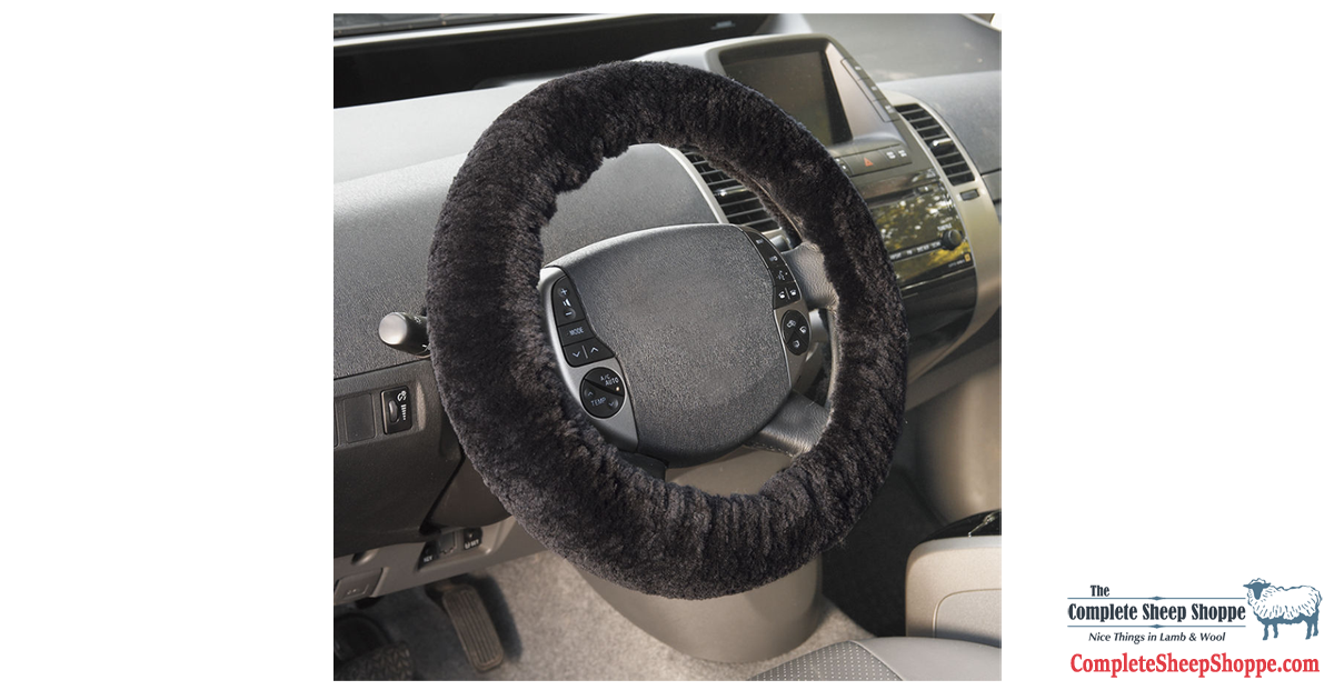 Sheepskin Steering Wheel Cover - Image 3
