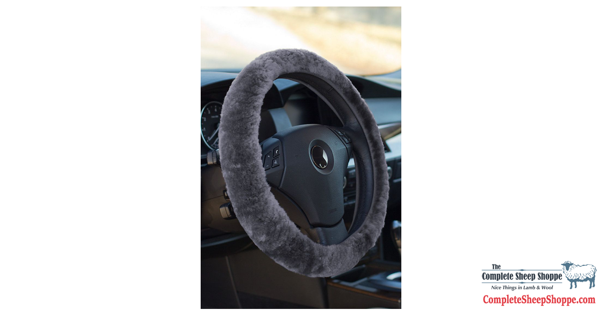Sheepskin Steering Wheel Cover - Image 2
