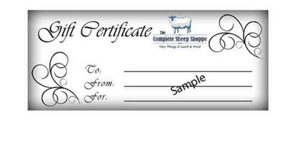 Gift Certificate