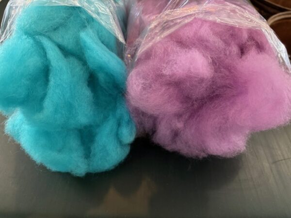 Shetland / Mohair Roving